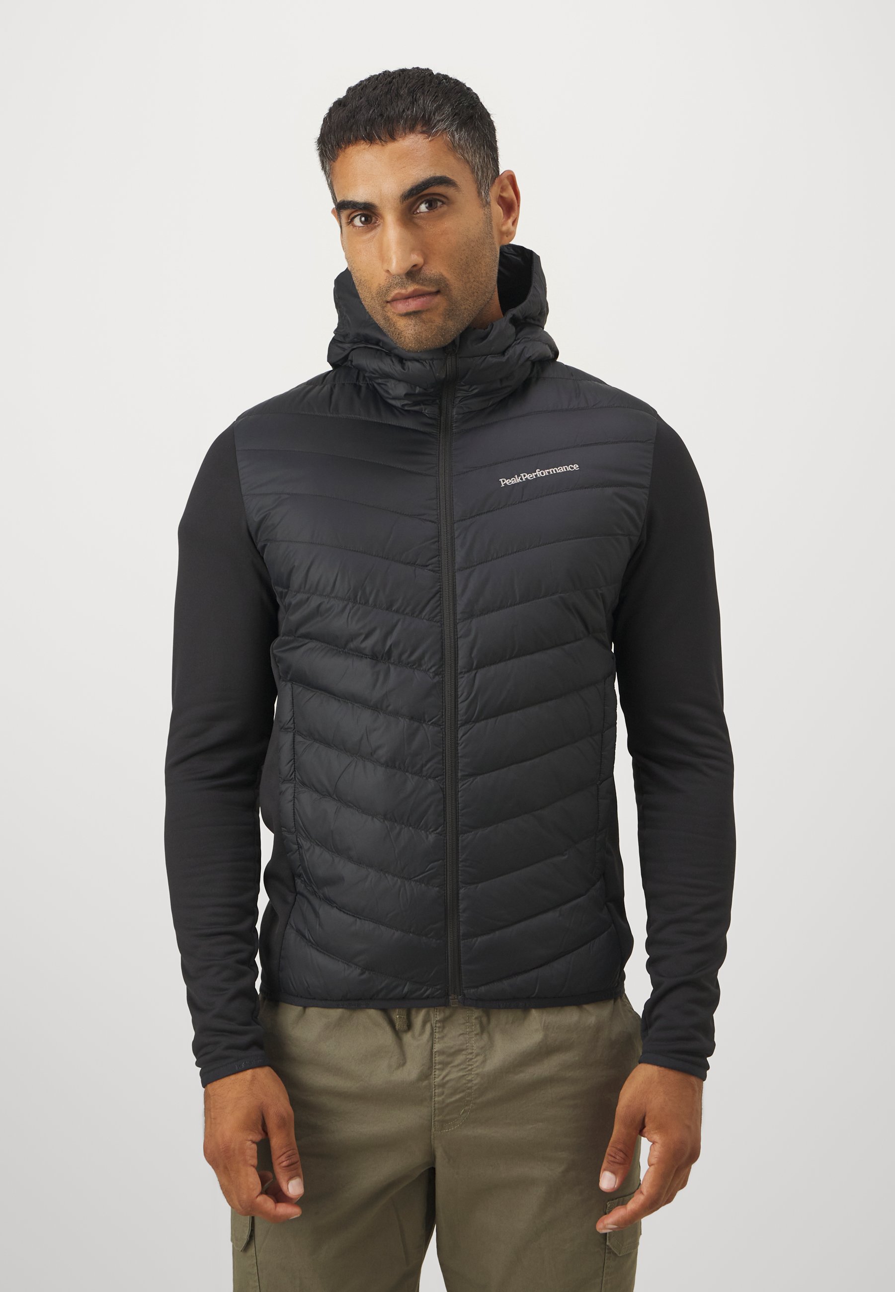 Peak Performance FROST DOWN HYBRID HOOD - Donsjack - zwart