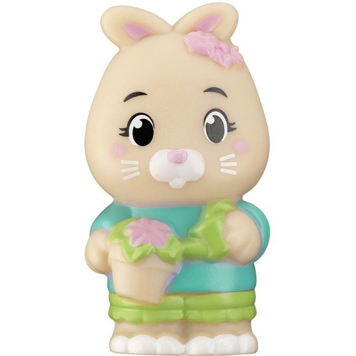 Conjunto de 4 personagens - SOPHIE A GIRAFA - Figuras Klorofil - Família Coelho