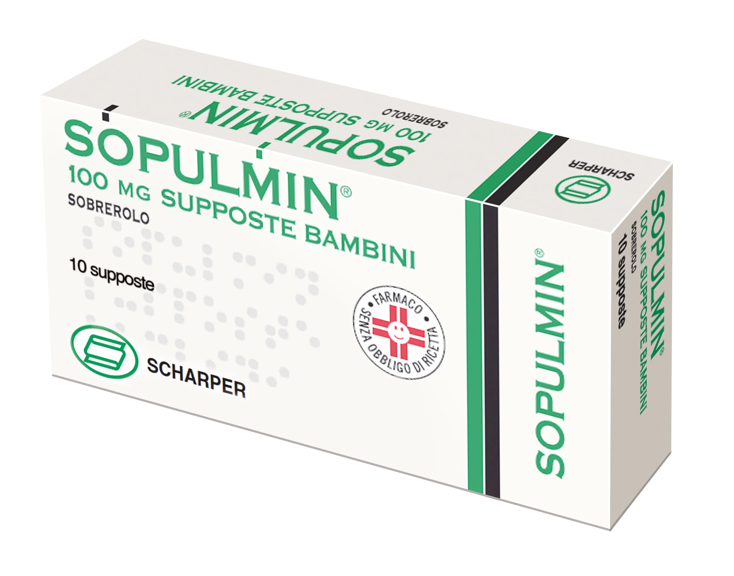 Sopulmin Niños 100 mg 10 supositorios Mucolítico