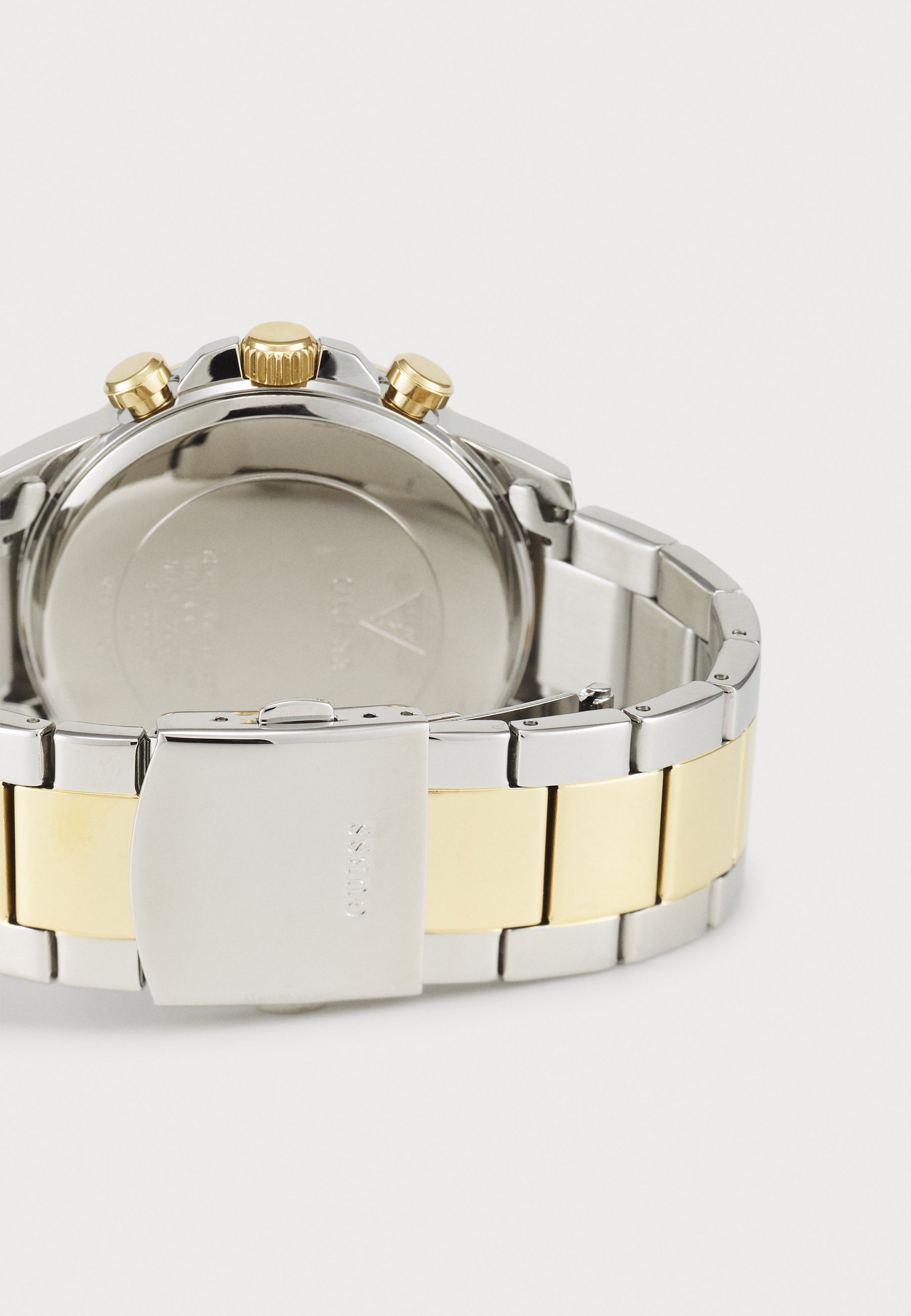 Guess WALKER - Chronograafhorloge - goudkleurig/zilverkleurig
