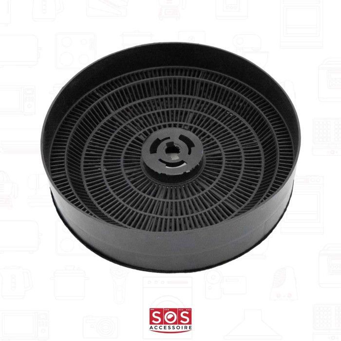 Filtre de Hotte à Charbon D183 - WPRO - CHF183 - Diamètre 170mm