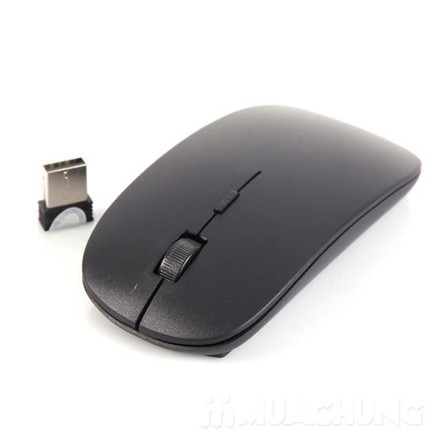 CABLING® Souris Sans Fil Ultra Mince Optique Silencieuse pour PC, Ordinateur Portable, Ordinateur de Bureau et MacBook, Compatible