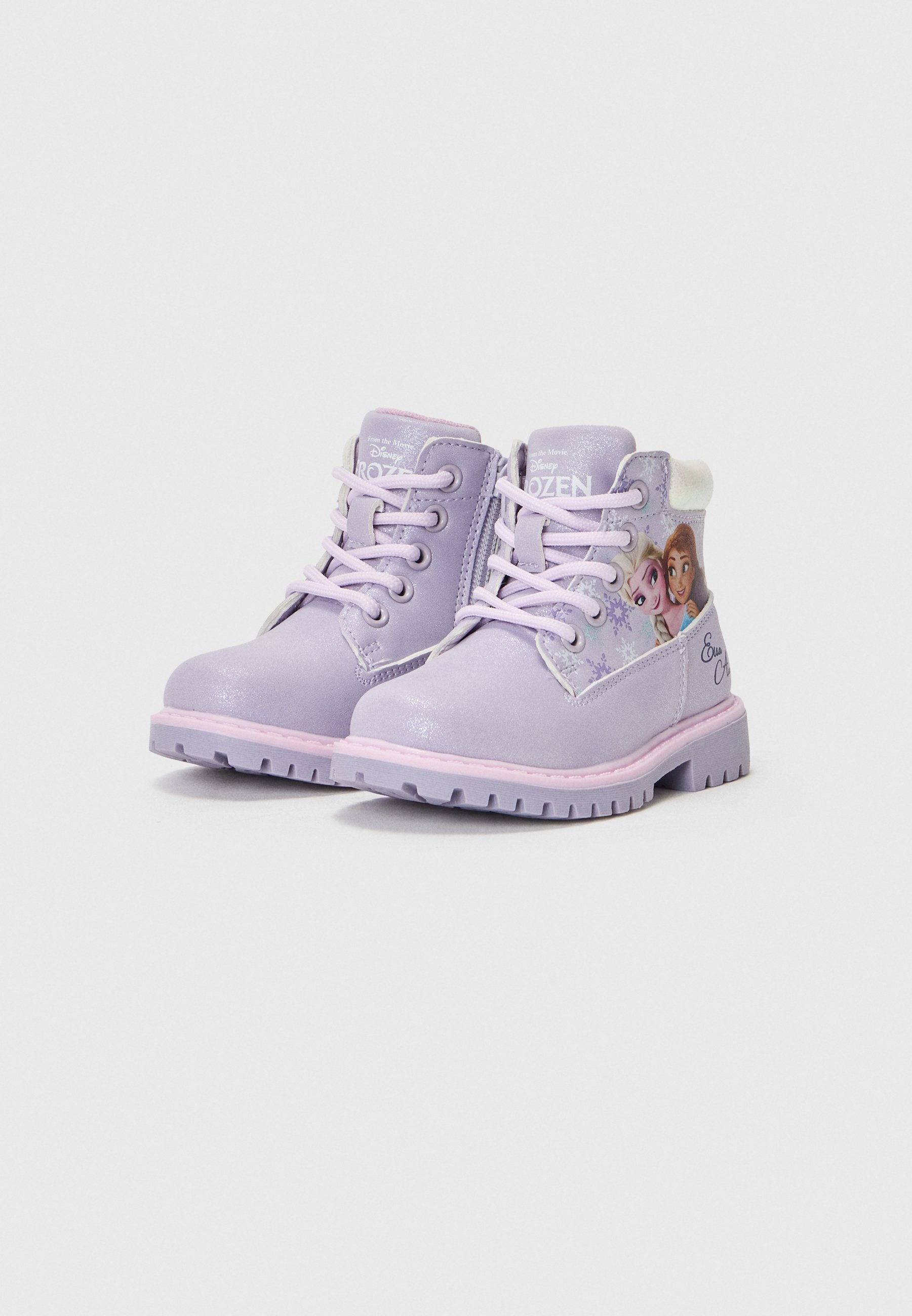Friboo FROZEN - Stivaletti stringati - lilla
