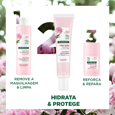 Klorane Peony Soothing Light Cream Organic Peony Light Cream rauhoittaa herkkää ihoa 40 ml 40 ml