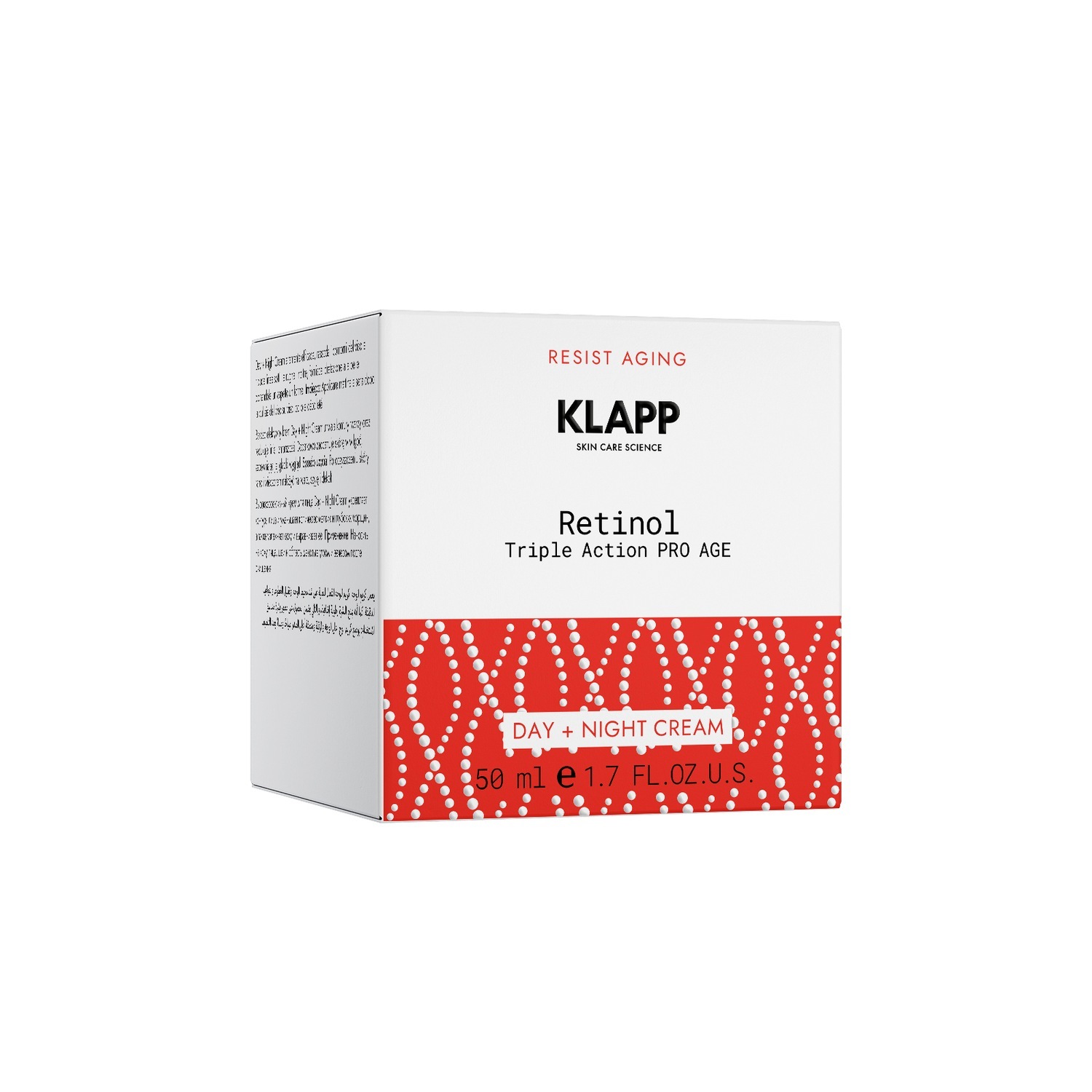 Klapp krema za lice Resist Aging Retinol Triple Action Pro Age dnevna i noćna krema - 50 ml