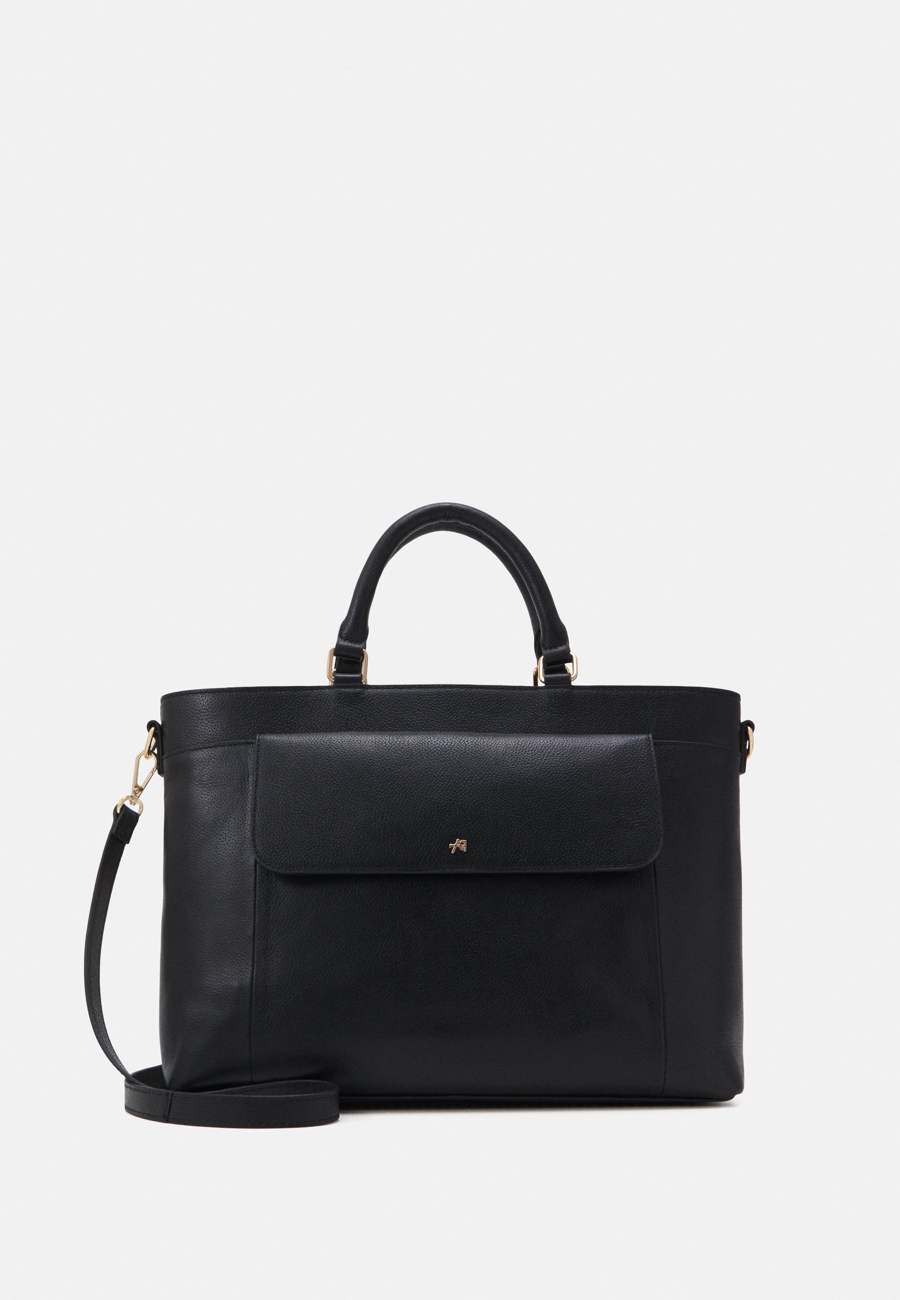 Anna Field Lederen Aktetas - zwart