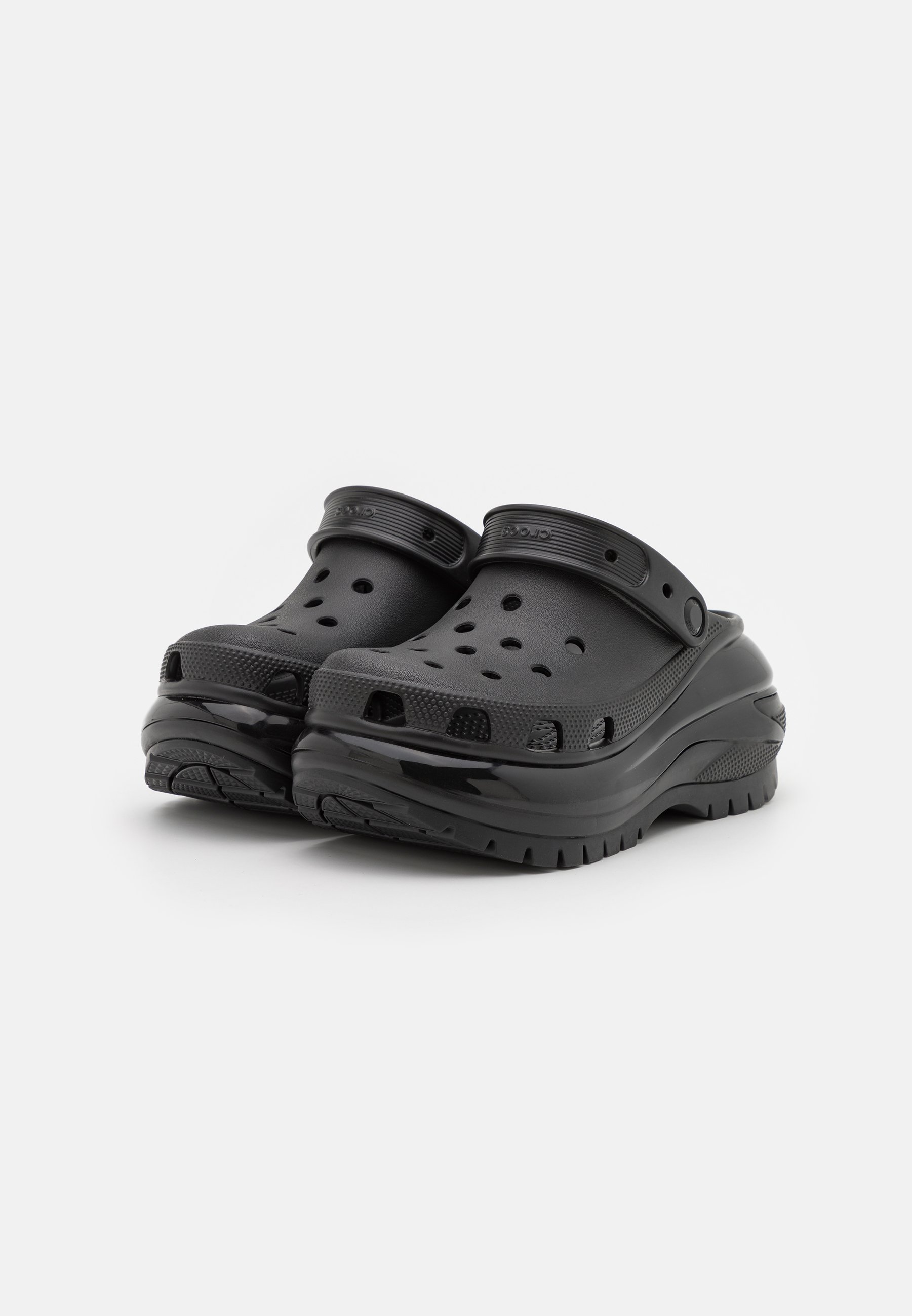 Crocs CLASSIC MEGA CRUSH UNISEX - Muiltjes - zwart
