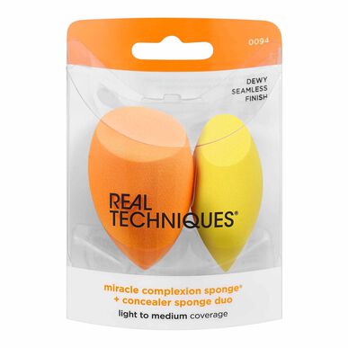 „Real Techniques Miracle Complexion Concealer Sponge Duo“ makiažo kempinėlės 1 vnt. 1 vnt.