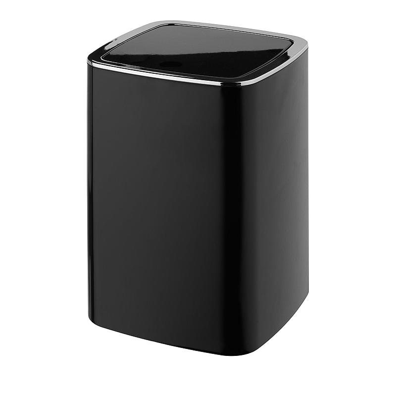 Cubo de basura doméstico con tapa abatible