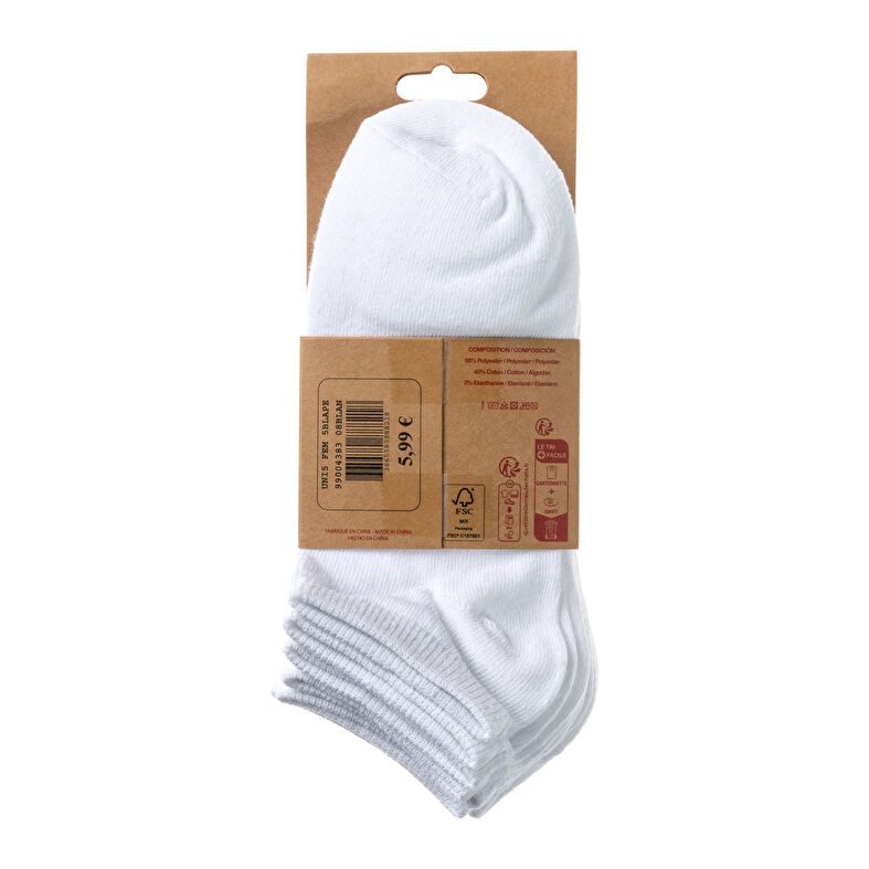 Chaussettes et collants Femme Blanc