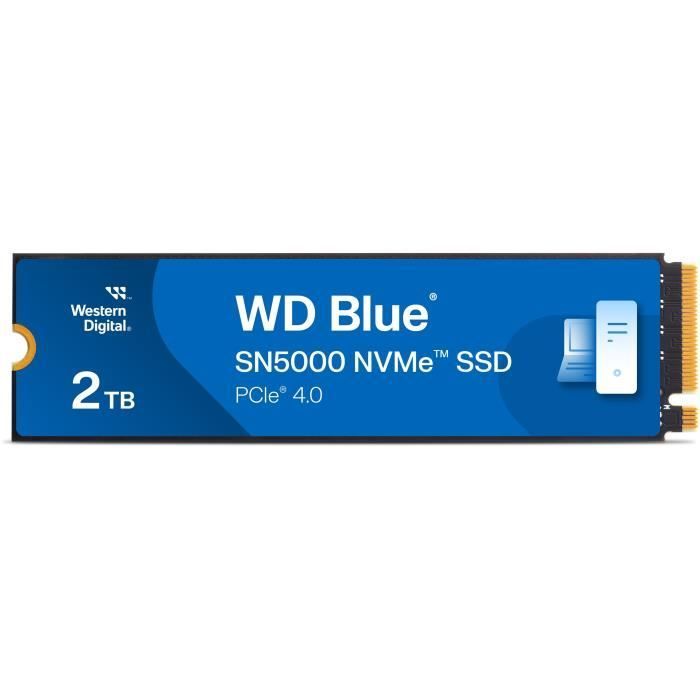 WESTERN DIGITAL - WDS200T4B0E - Internal SSD hard drive - 2 TB - WD Blue® - SN5000 - NVMe