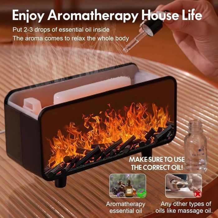 Humidificateur 3-en-1 Maison de Neige-Humidificateur d'aromathérapie-Humidificateur de chambre-Diffuseur de parfum automatique