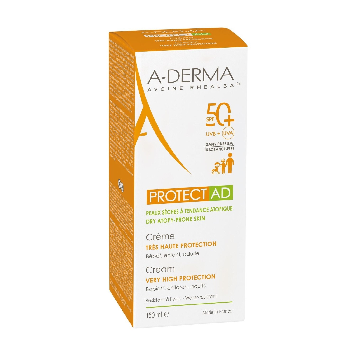 A-DERMA Crème solaire AD SPF50+