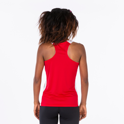  Débardeur Joma Record II rouge et blanc