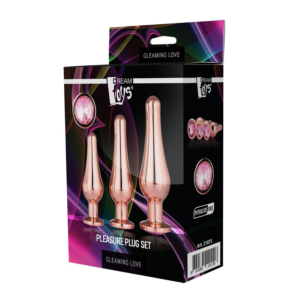 Dream Toys Gleaming Love Rose Gold Plug