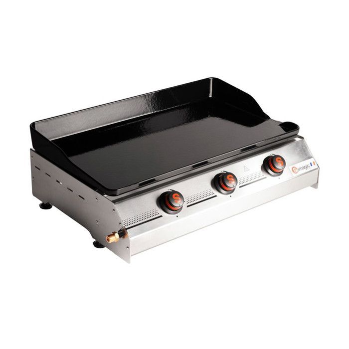 Chapa a gás So Premium com 3 queimadores - 10,5 kW