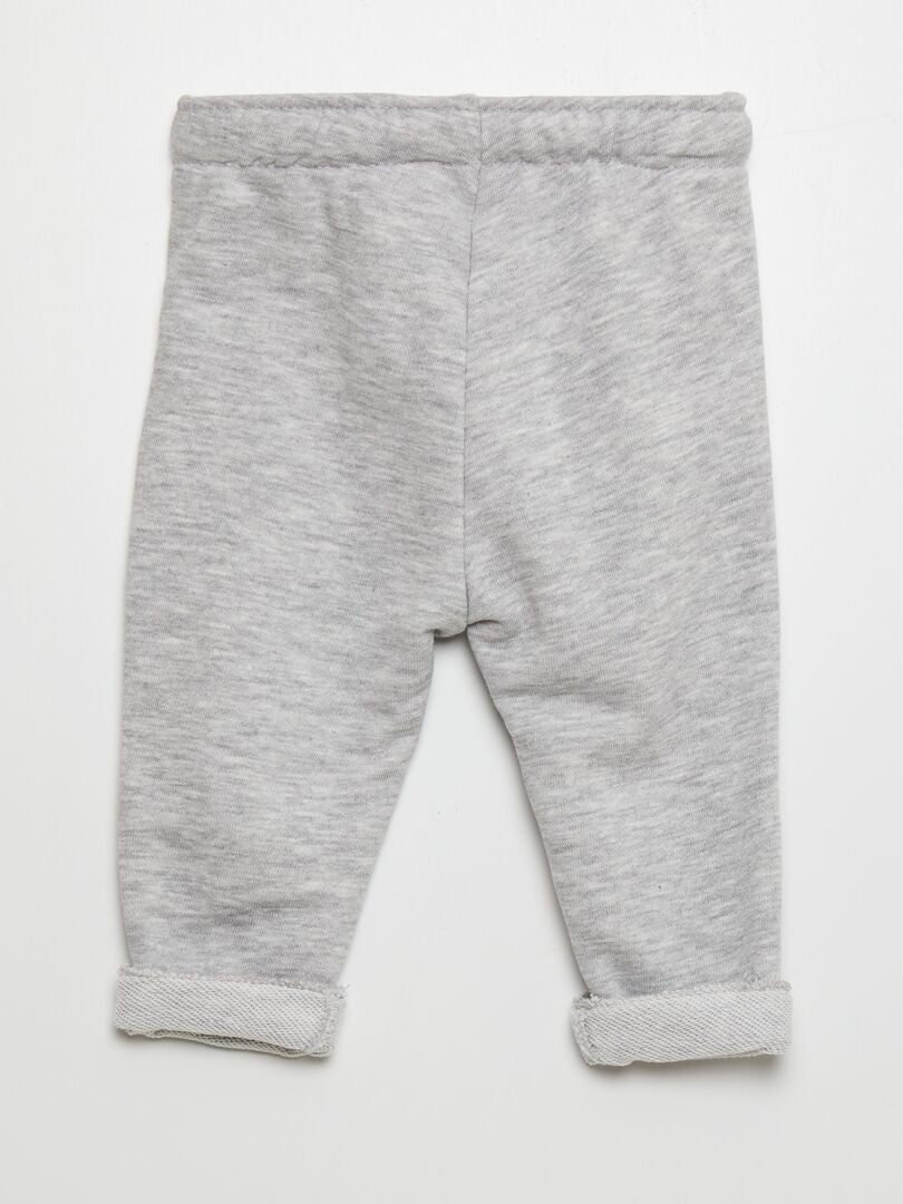 Joggingbroek van French Terry - GRIJS