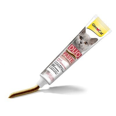 GimCat Anti-Hairball Duo Pasta – slad a kuře
