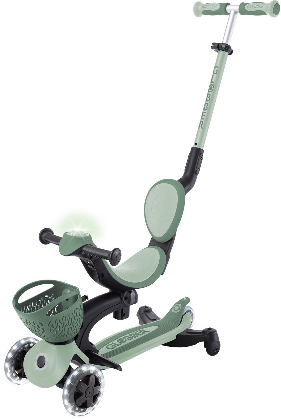 Monopattino convertibile GLOBBER GO UP BABY LIGHT 360° - Salvia