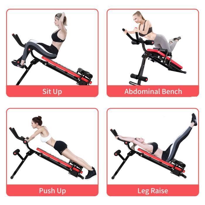 Appareil à Abdominaux Pliable - HOMEFITNESSCODE - 5 Minute Shaper - Entraînement Complet du Corps
