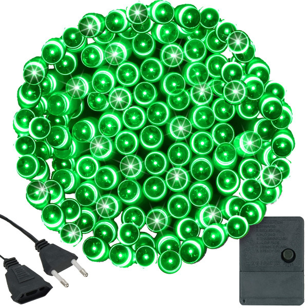 Lampki świąteczne 200 Led zielony 15,5 m oświetlenie