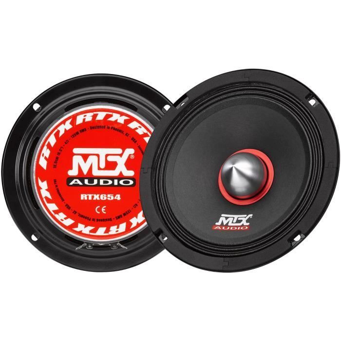 MTX RTX654 Médium à haute efficacité 16,5cm 125W RMS 4 (vendu à la pièce)