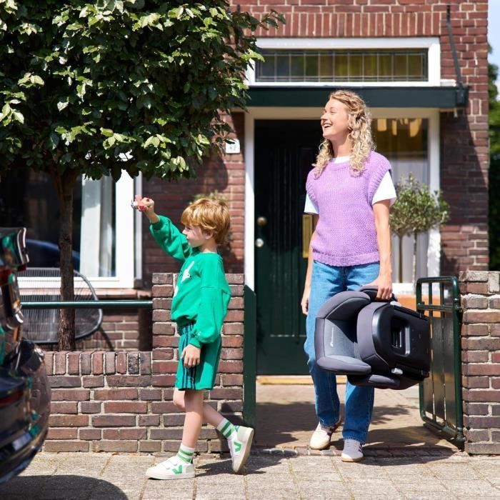 Seggiolino auto BEBECONFORT ROAD SAFE, compatibile con i-Size, gruppo 2/3, rialzo, da 3,5 a 10/12 anni, 100-150 cm, 15-36 kg, GRAFITE COLORATO