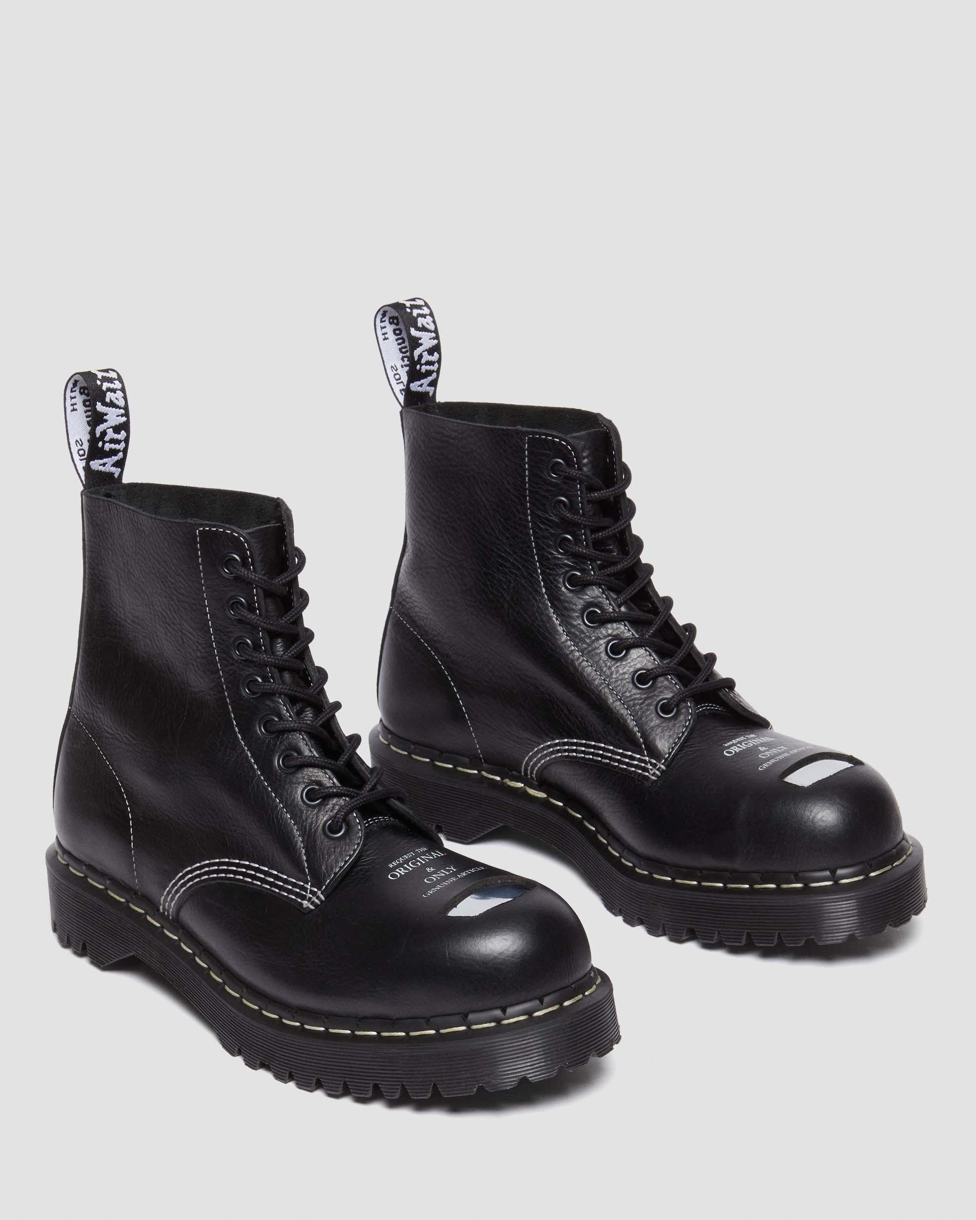 1460 Pascal Bex Exposed Steel Toe Lace Up Boots