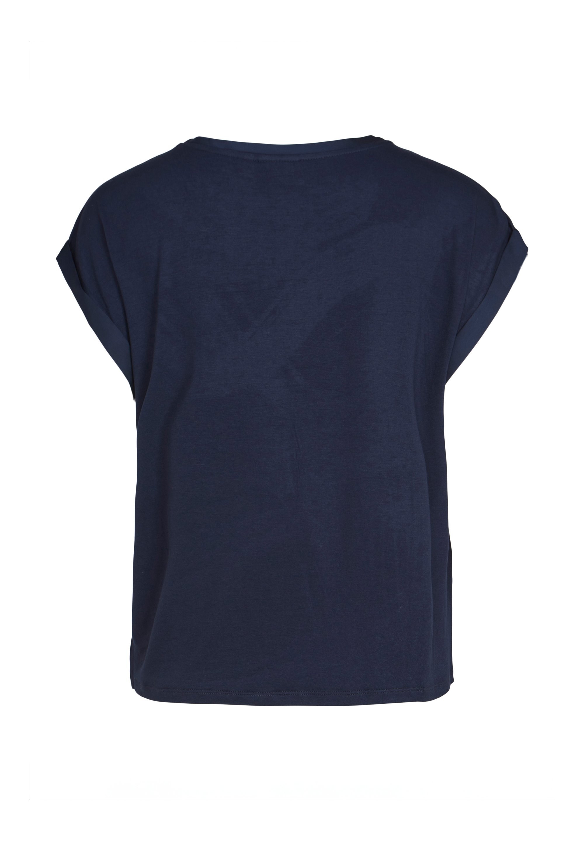 VILA VIELLETTE - Top - blazer azul marinho