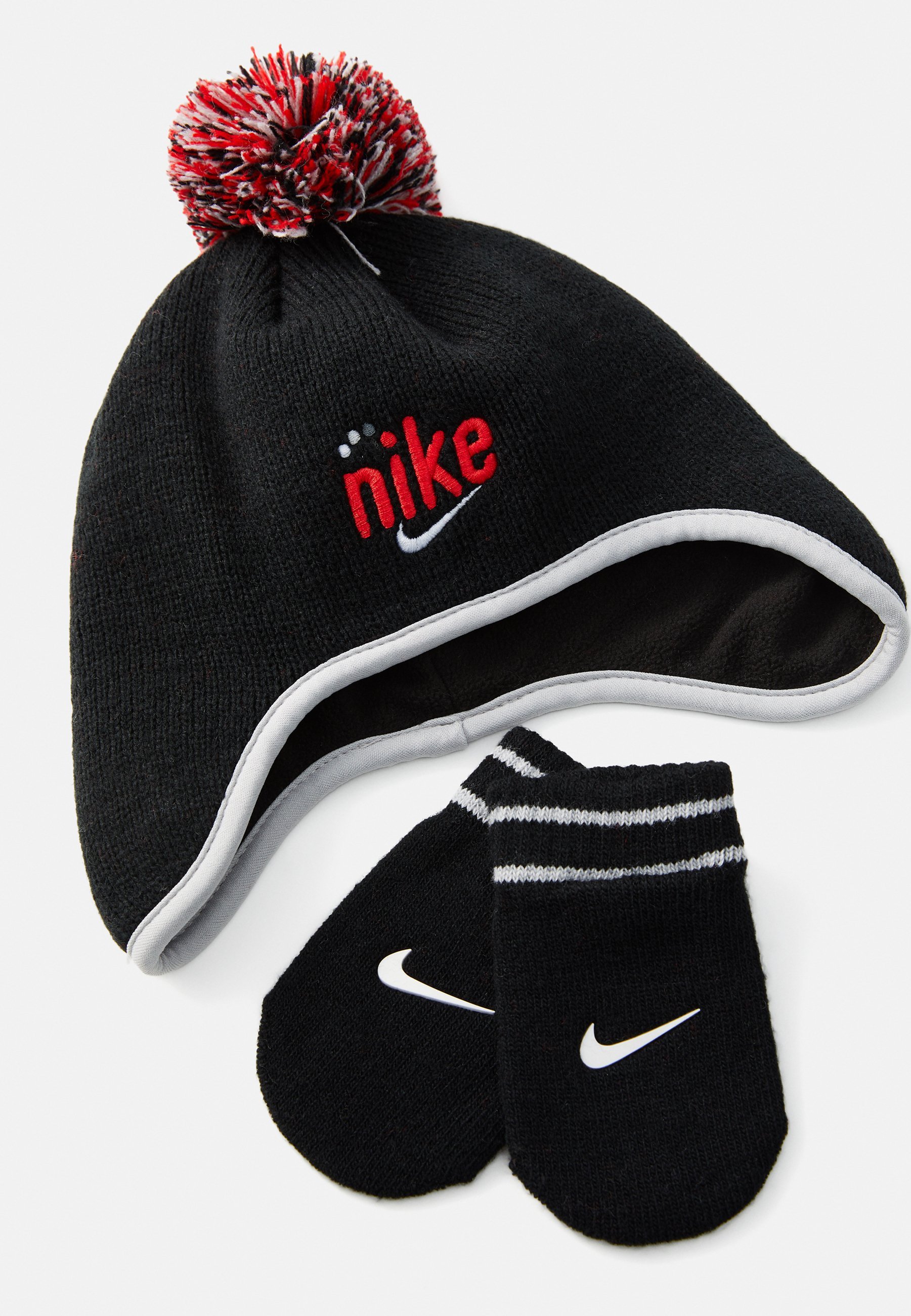 Nike Sportswear NAN PLAY FOR ALL PEAK BEANIE SET UNISEX - Muts - zwart