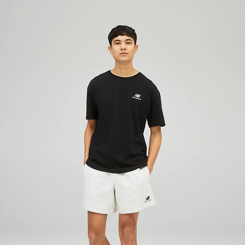 Unisex T-shirt Uni-ssentials Katoen - ZWART
