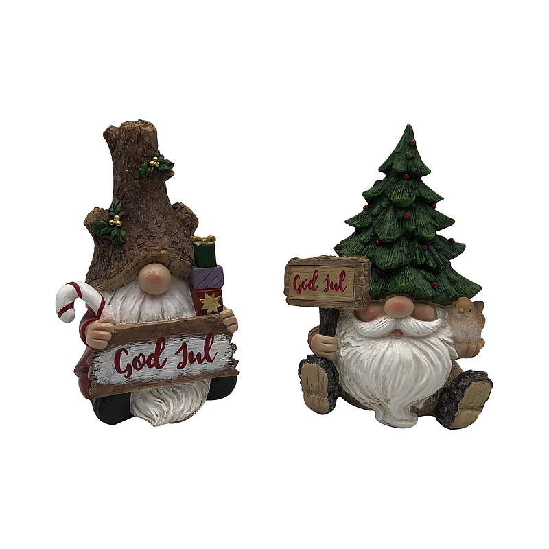 Hjem Julenissens figurstubbe/juletrefatlue