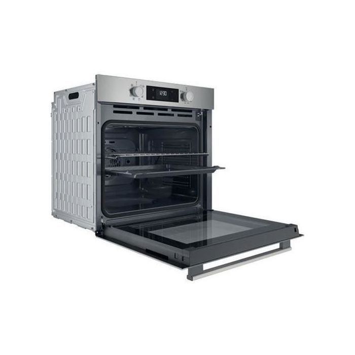 Built-in oven - Pyrolytic cleaning - Fan-assisted cooking - HOTPOINT - HAO5540PX - Stainless steel - 71 L - A++