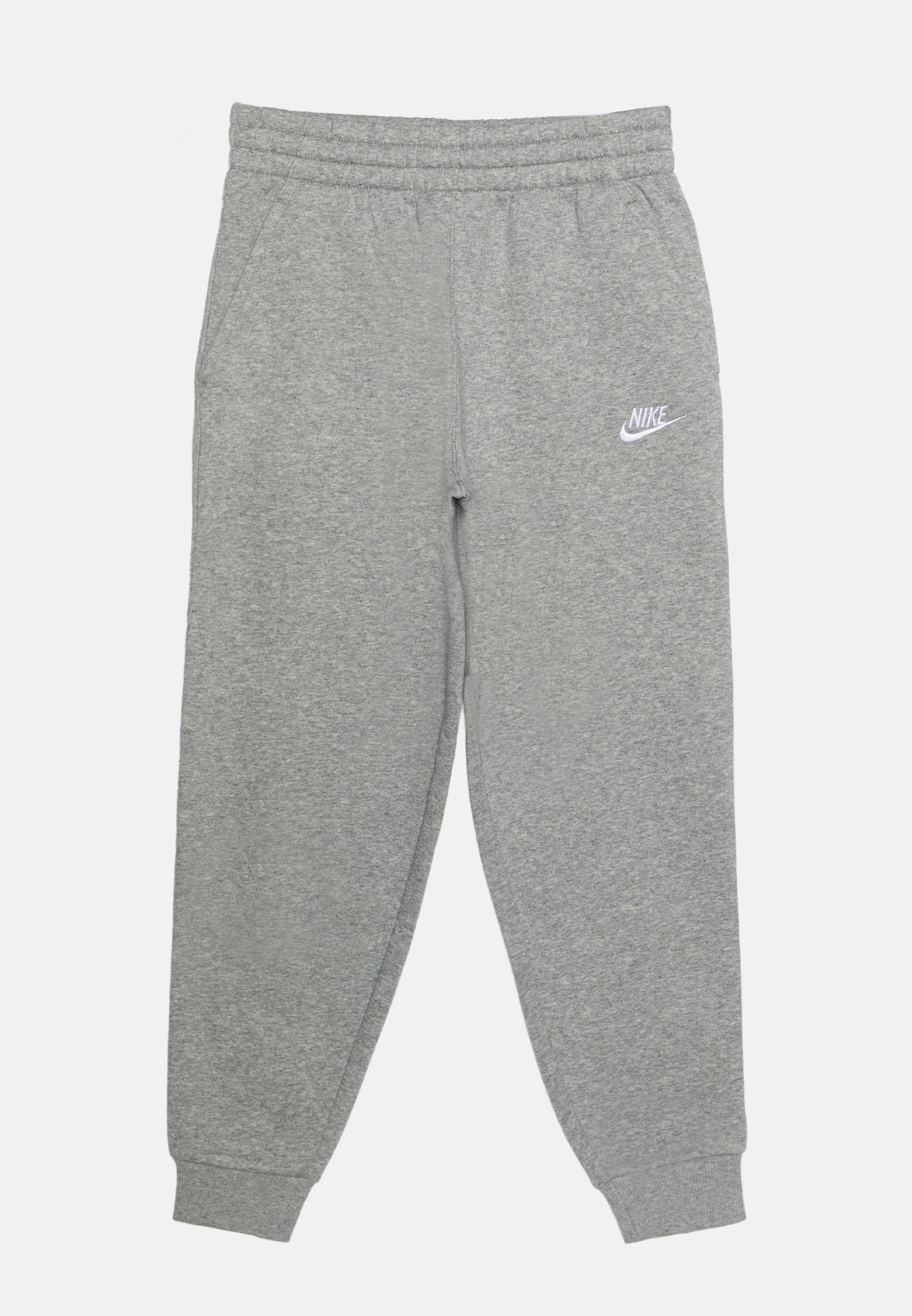 Nike Sportswear CLUB UNISEX - Trainingsbroek - donkergrijs gemêleerd/basisgrijs/wit