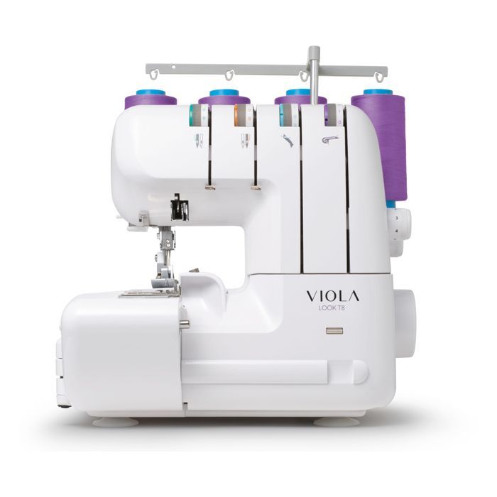 VIOLA T8 Overlockmachine met differentieel transport, vereenvoudigd inrijgen, naaimachine