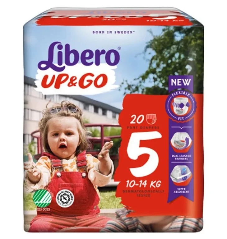 GRATIS Libero Up&Go luiers maat 5-10/14 kg 20 stuks