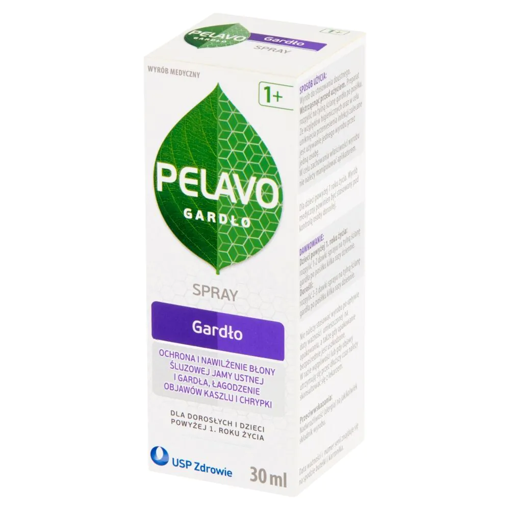 Pelavo Gardło, Spray dla dzieci powyżej 1. roku życia i dorosłych