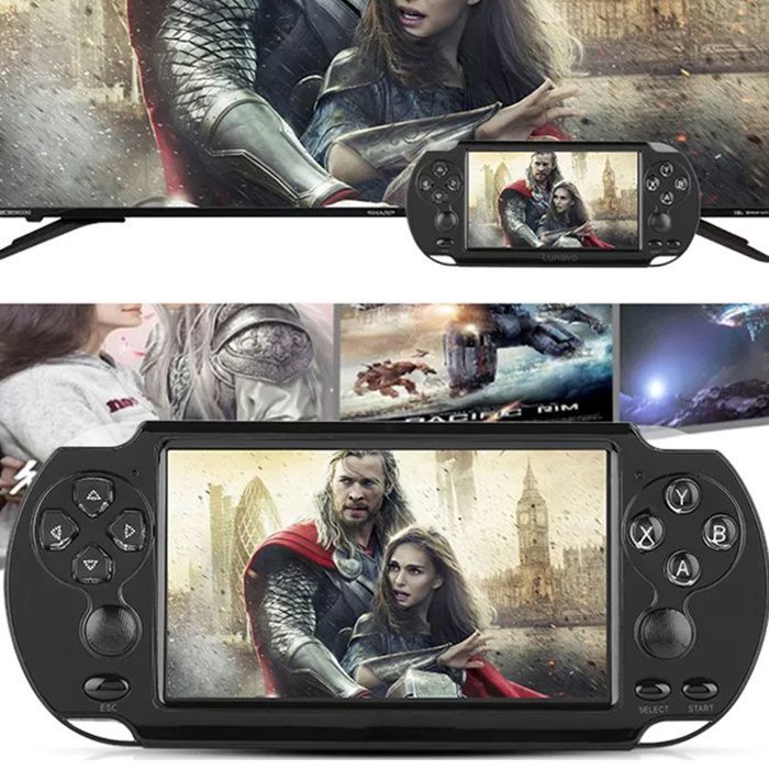 Console de jeu portable double joystick, 8G, écran 5,1 pouces amélioré