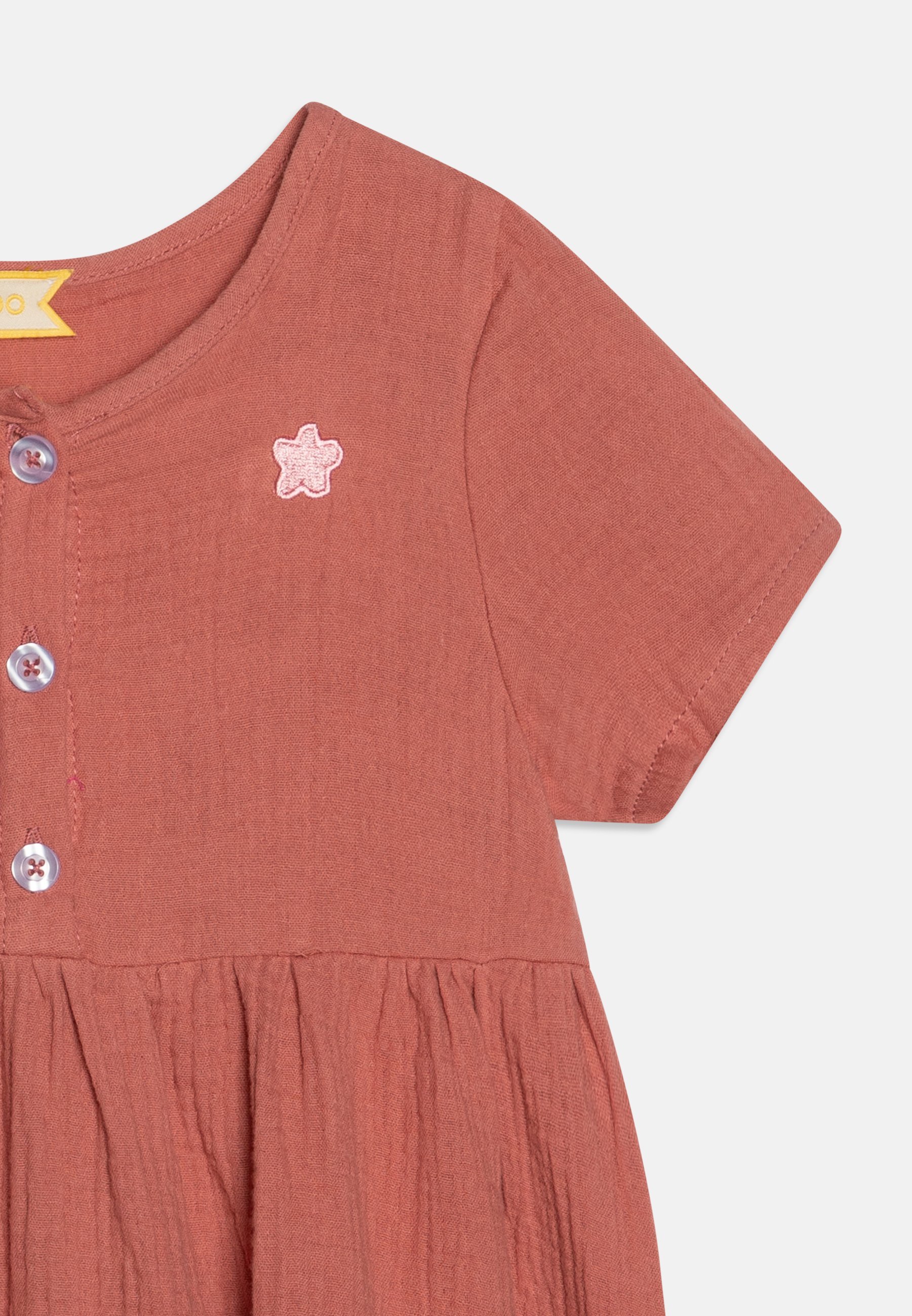 Košeľové šaty Friboo - marhuľové