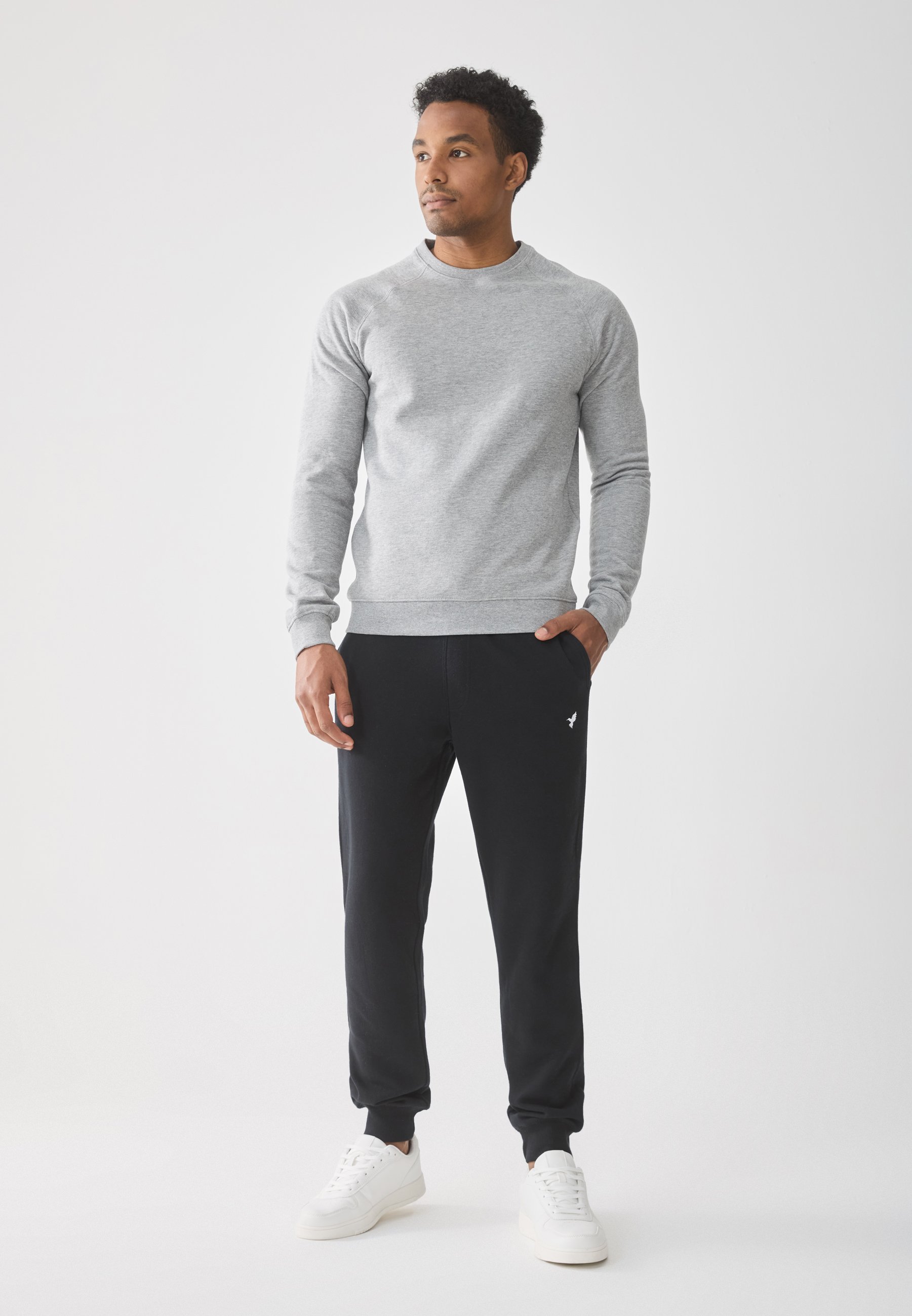 Confezione da 2 pantaloni della tuta Pier One - nero/grigio chiaro