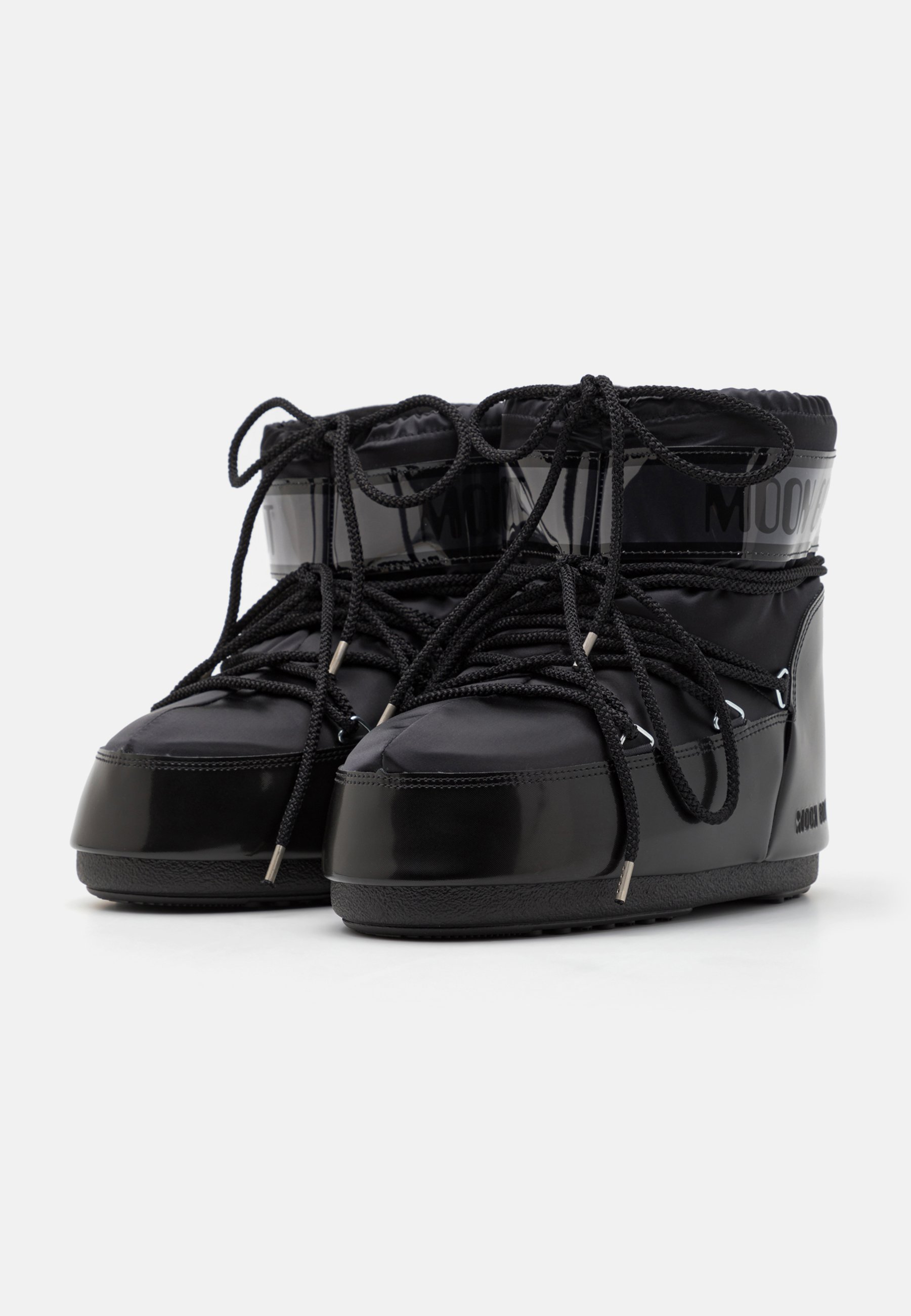 Stivaletti stringati Moon Boot ICON LOW GLANCE UNISEX - neri