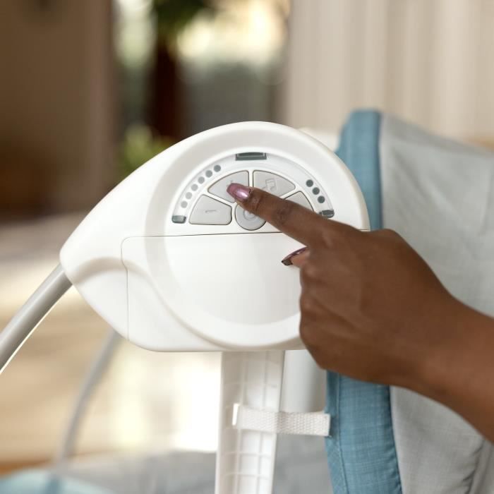 INGENUITY Sun Valley elektrische babywipper/schommelstoel, 2 speeltjes, verstelbare zitting - Babycadeau