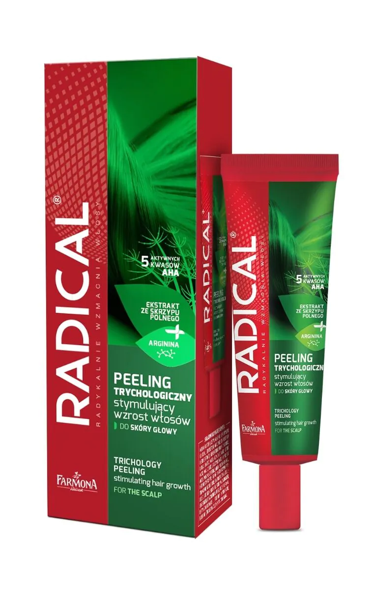 Radical Peeling trychologiczny do skóry głowy stymulujący wzrost włosów 75 ml