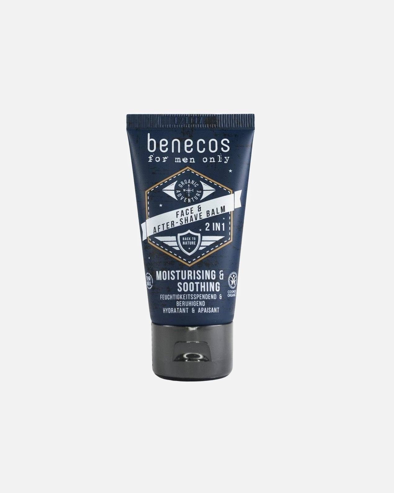 benecos Balzam za lice i poslije brijanja samo za muškarce 2 u 1 - 50 ml