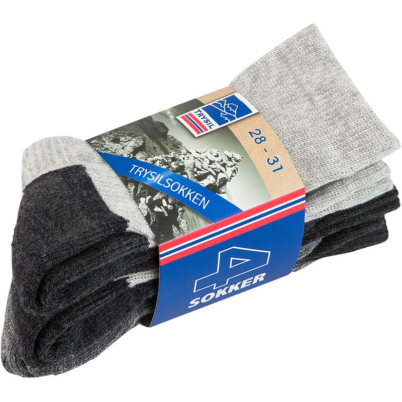 Trysil Trysil strumpor 4-pack storlek 28/31 Bra och varma