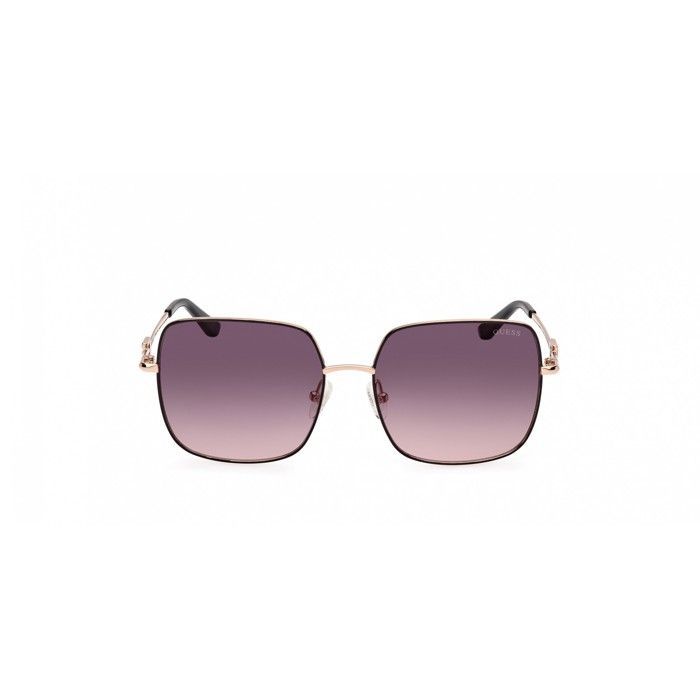 Gafas de sol cuadradas para mujer Guess 7906-H – Color 05B Negro con lentes degradadas ahumadas – Talla 58