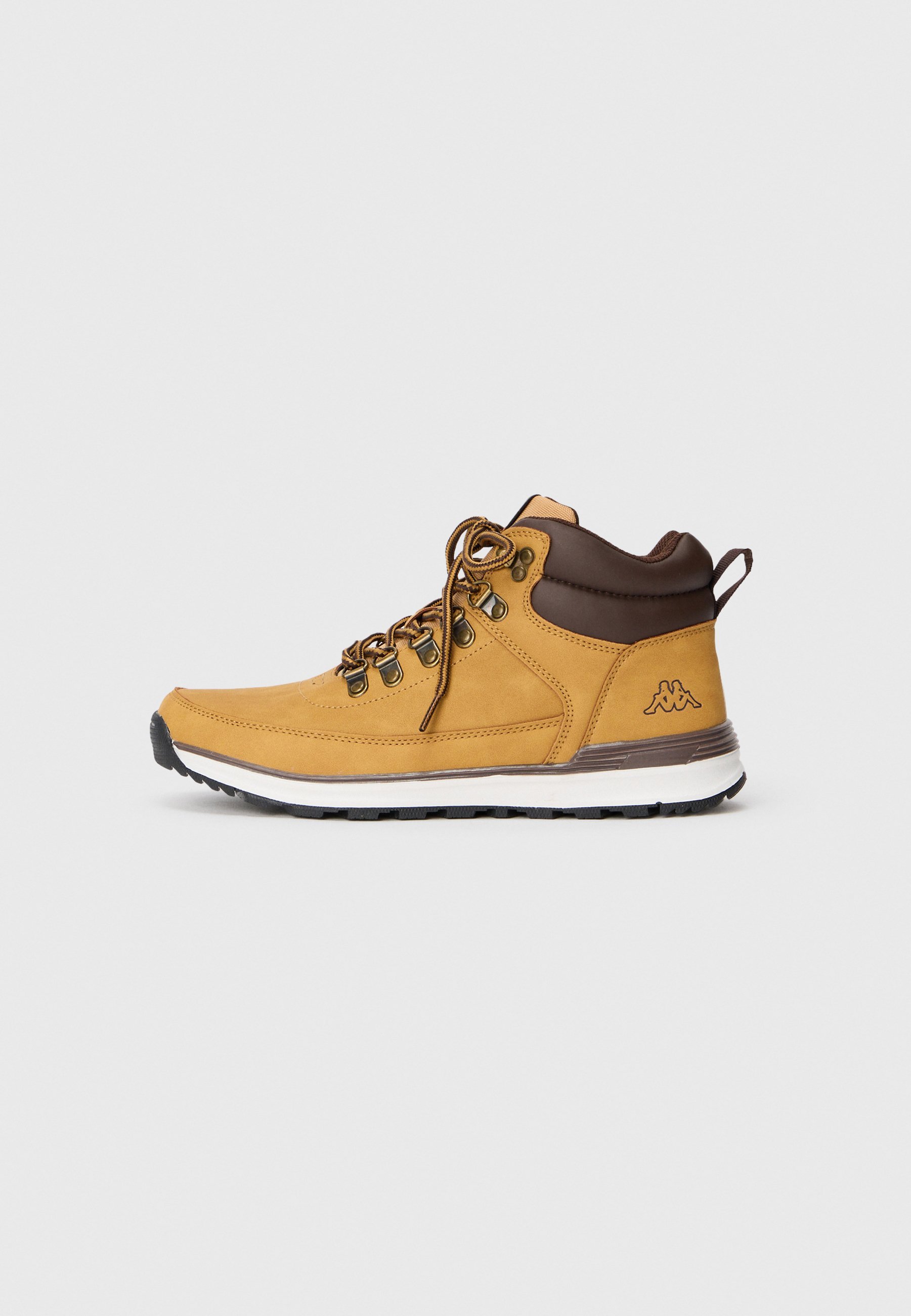Kappa MONSI MID - Scarpe da trekking - giallo marrone chiaro/marrone rovere