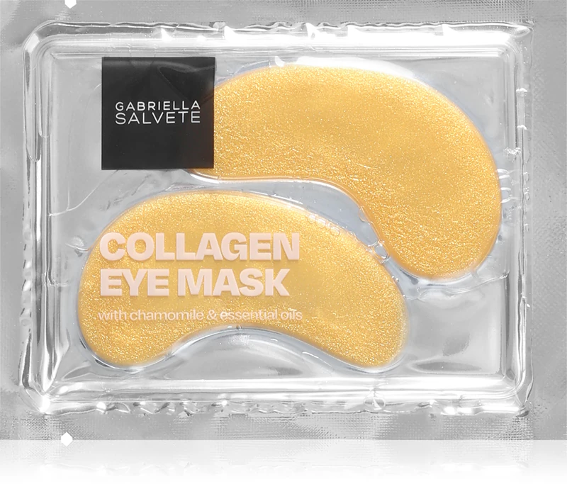 Gabriella Salvete Eye Mask Collagen Gold očná maska proti opuchom a tmavým kruhom pod očami s kolagénom
