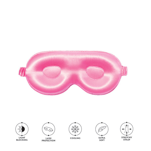 Mască de somn conturată Silver Cloud Fuchsia