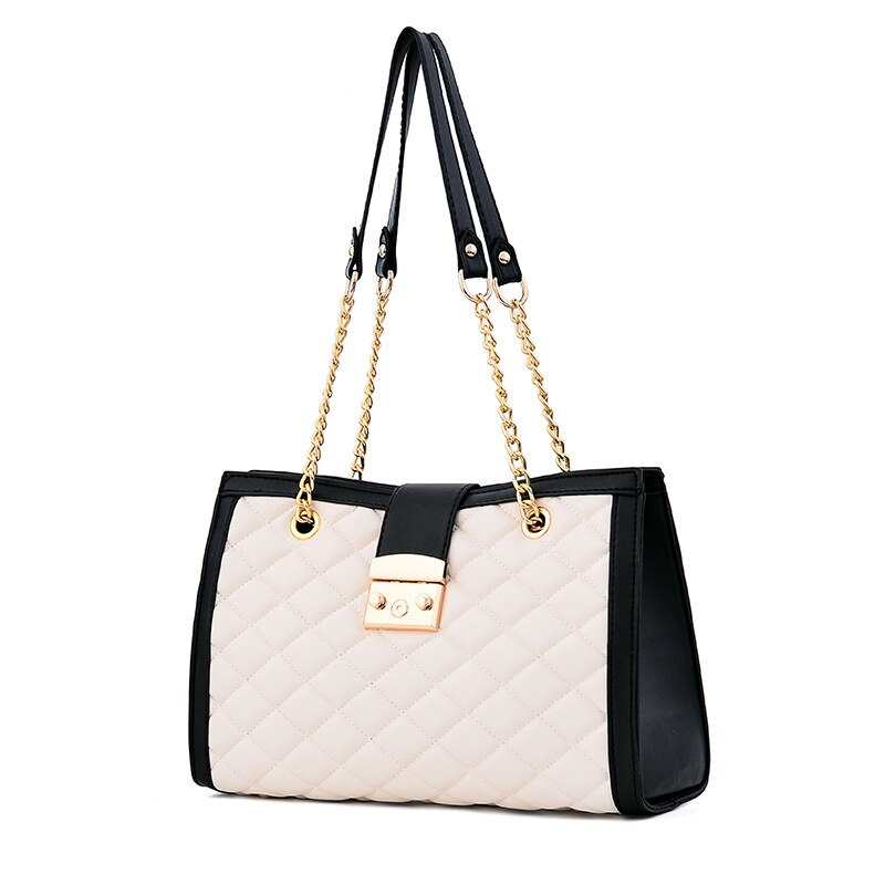 Sac à main bandoulière femme, boucle losange, nouveauté 2021, avec chaîne, grande capacité